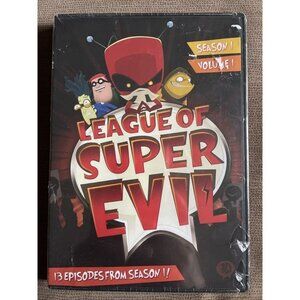League of Super Evil: Season 1, Vol. 1 New (DVD, 2014, 2-Disc Set)